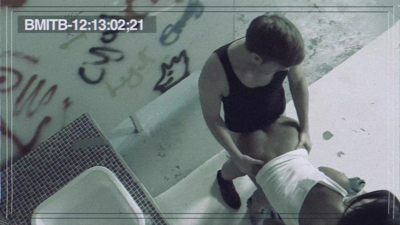 SEXUAL SIN: Candy camera in the bathroom. Scenes sub 03