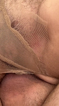 Granny in Pantyhose Gets Anal Fucked by Hunk