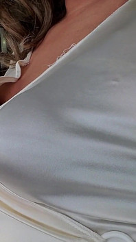 Top de satén blanco
