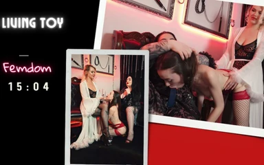 Marlene Moore: A Living Toy. Smoking Fetish, Strapon, Domination