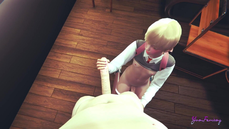 Yaoitube: Yaoi Femboy - POV 새끼 고양이와 배다른 아들 오럴 섹스