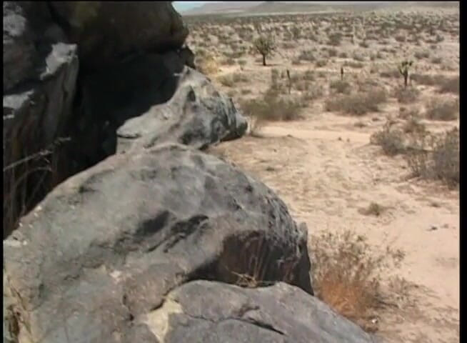 Vintage Usa: Blond poesje met grote borsten neuken vingerend in deserto