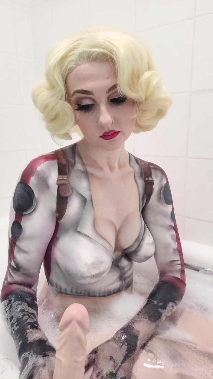 Em Yang: Nuka Cola Girl Body Penyingkiran Cat &amp; Kongkek Dildo