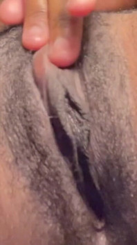 Big Clito Masturbation