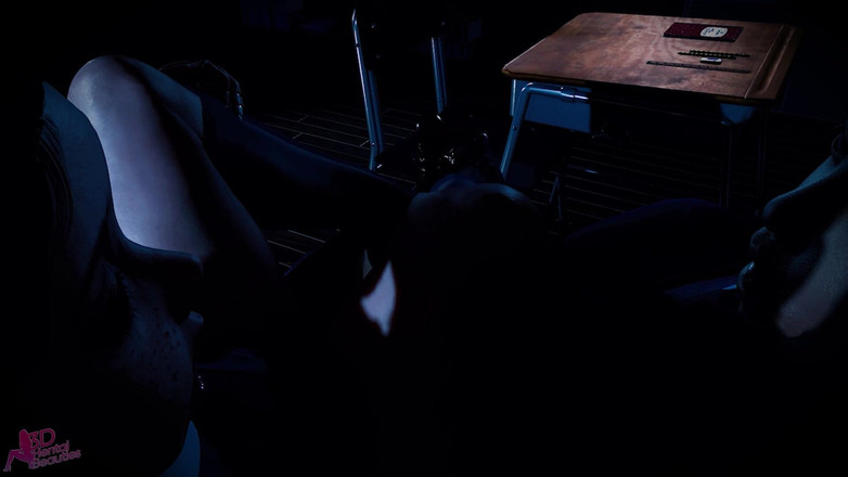 3DHentaiBeauties: 비오는 밤 랑데부: 카일리의 나일론 서프라이즈