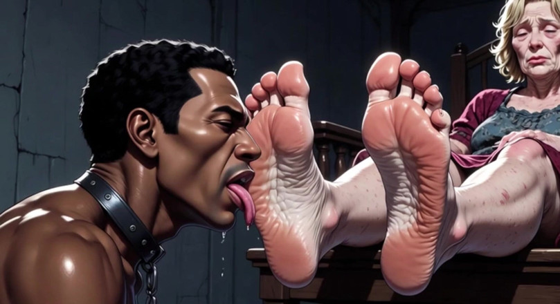 YOUR BEST FANTASY: Granny Foot Slave Session - Passionate Toe &amp; Sole Licking