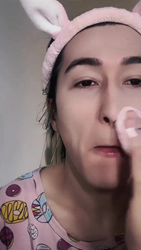 Femboy to Sexy Sissy Transformation with Makeup and Wig