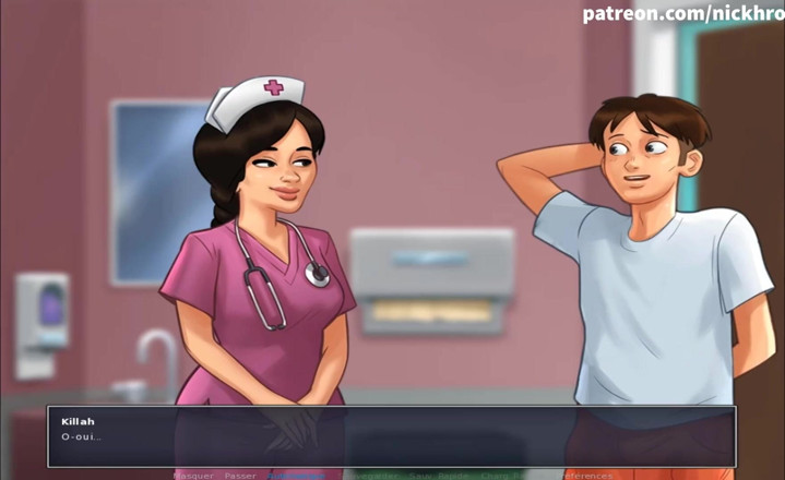 Cartoon Universal: Yaz mevsimi efsanesi bölüm 141 - hemşire dölümü yutuyor (Fransız itaatkar)
