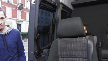 Crunch Boy: French gang bang in a bus, part 3