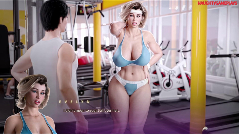 Naughty gameplays: Duas milfs putas fodendo um garanhão sortudo, duas putas maduras...