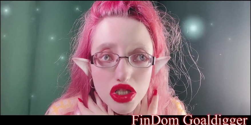 FinDom Goaldigger: Transformación de puta Elfe