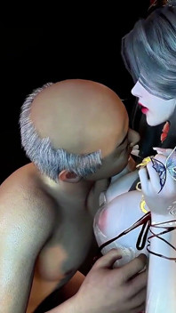 Old Man Vs Digital Girl with a Real Attitude - 3D Animation Hentai