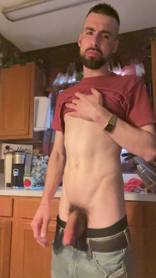 Here for a good time: Jerking - solo, hairy cock