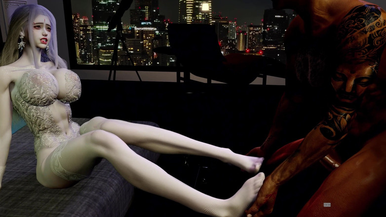 Sex-love: Die Versuchung des weißen Mondlicht-Phantomdämons