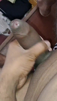 The College Boy Is Lying Naked on the Bed Masturbating, and Spills a Lot of Thick Semen Onto His Stomach