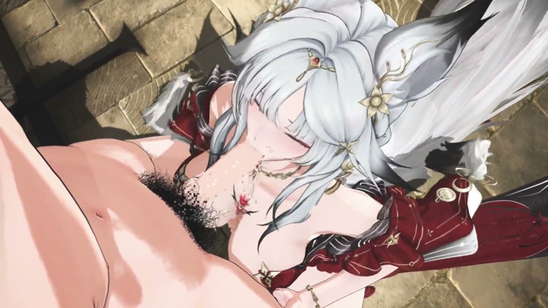 NSFWOtaku: Wuthering Waves - Hsin the Moon Fox Erotic Skills 2 - 3D Hentai Animations