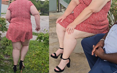 Big juicy ass booty clapper & jamdown: Zvrácený cizinec na autobusové zastávce mě požádal, abych si zvedla šaty...