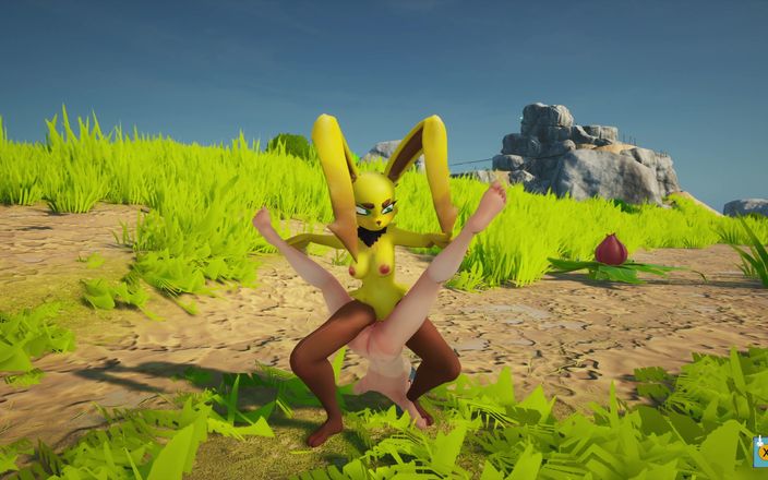 NSFW Gaming: Người phụ nữ mài quái vật thỏ (sapphire Safari v.23)