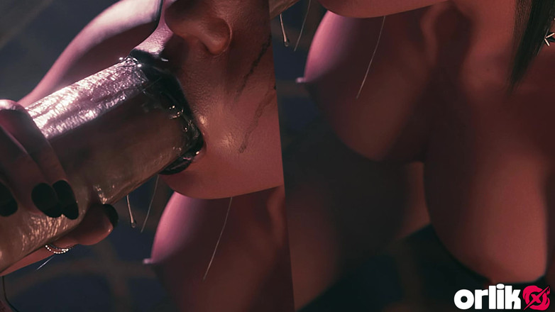 Orlikx: Shadowheart baldur's gate 3 blowjob ceroboh hot - animasi 3d berantakan basah