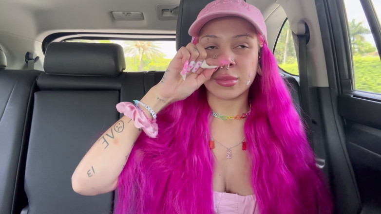 Nali Marie: Blowing My Nose in the Car POV Digging for Gold...