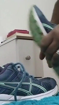 Fuck and Cum in Asics of My Wife