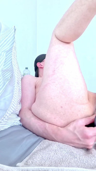 Horny Fat Bastard Dildos His Ass and Mouth and Jerks His Big Oily Cock and Balls