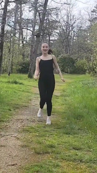 Jogging in the Forest