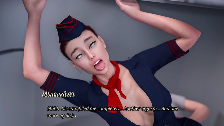 Gaming vision: Mi linda compañera de cuarto 2 jugando con escena de sexo -...