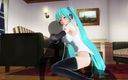 H3DC: 3D Hentai Hatsune Miku vaqueira