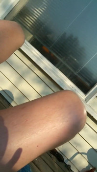 Tanning My Dick Outdoors