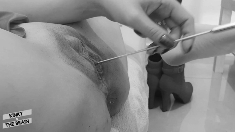 Kinky N the Brain: Sounding - Peehole Stretching Compilation