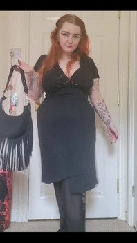 Serving You Morticia Addams Vibes