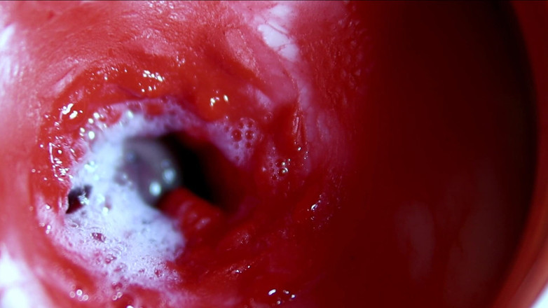 SEXY_GUYBEST: Muy cerca enormes corrientes de esperma en un dulce agujero...