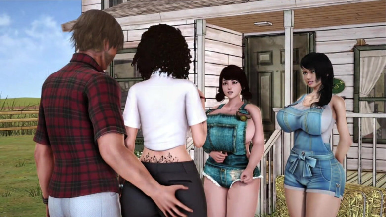 HotSummer117: Max livssäsong 3 cap 170 - jävla sexig storbröstad bonde vid sjön