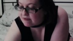 Velvet Dress Fishnet Stockings Masturbating
