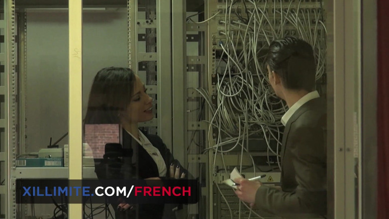 French girls at work: Anal sex at work with the intern