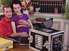 Porno Cloud: Sekretaris anal dengan stoking