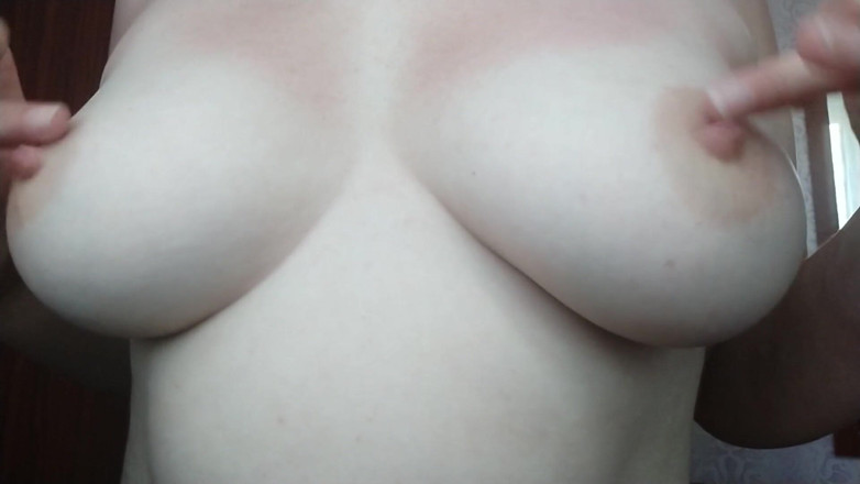 Pussy For Sperm: Playing with my boobs - Come and fuck me! Big beautiful...