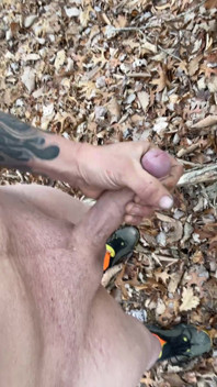 Masturbating