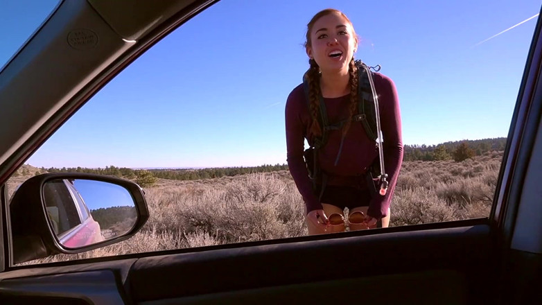 BrandiBraids: Stranded hiker very thankful for a ride