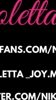 Nicoletta Shoved a Cola Bottle up Her Ass