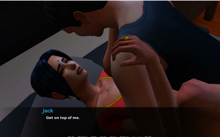 XXX Games Bunk: Insimology - Gameplay - Roleplay - Sari -Desi Pokojówka pieprzy pasierba w łóżku