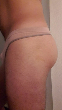 Ass in Girls Underwear