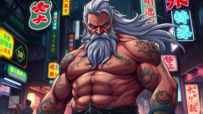 Erotic Man: Ai Art bez koszuli mężczyźni mięśni
