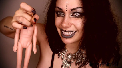 Goddess Misha Goldy: Livecam voodoo castigo corporal por desobediencia
