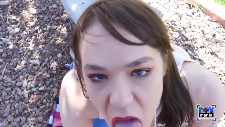 POV Mania: Sailor Luna venku POV uctívání velkého ptáka