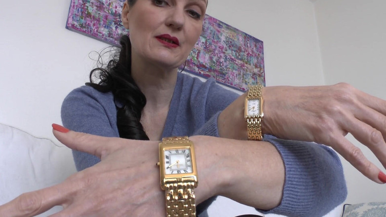 Lady Victoria Valente: masturbarsi per orologi da polso d'oro, JOI, Lady Victoria Valente