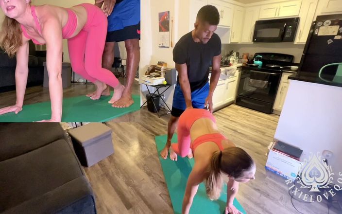 TrixieLove: Beyond the Mat Promiscuous Poses MILFs BBC Stretch Sesh Pt 1