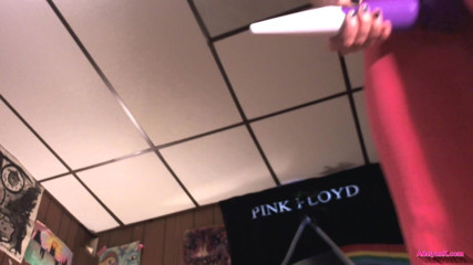 AdalynnX: AdalynnX - Squirting squats vibrator pink pants