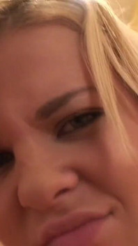 The Best Blonde Slut Plays with Her Melons!